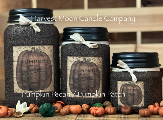 16 oz Fall Mason Jar Candle
