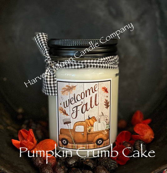 12oz Farmhouse White Seasonal Candles